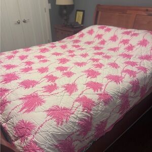 Lilly Pulitzer Reversible Full Size Set Pottery Barn Comforter Set